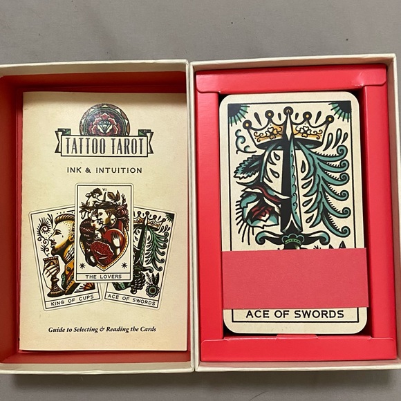 NEW IN BOX INK & INTUITION TATTOO TAROT CARD DECK - Picture 2 of 3